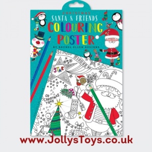 Colour In Christmas Poster